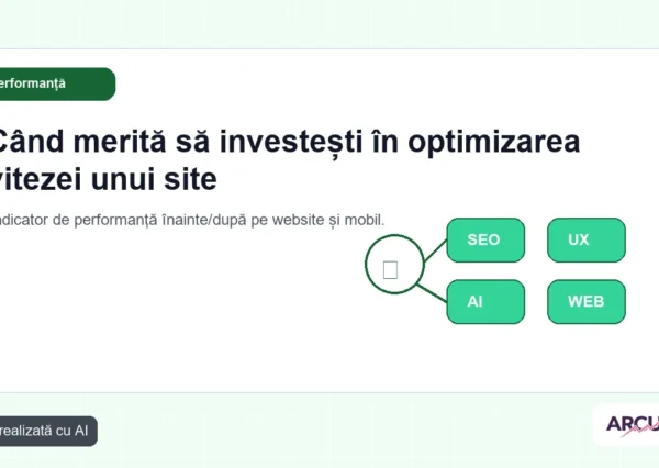 Indicator de performanță înainte/după pe website și mobil