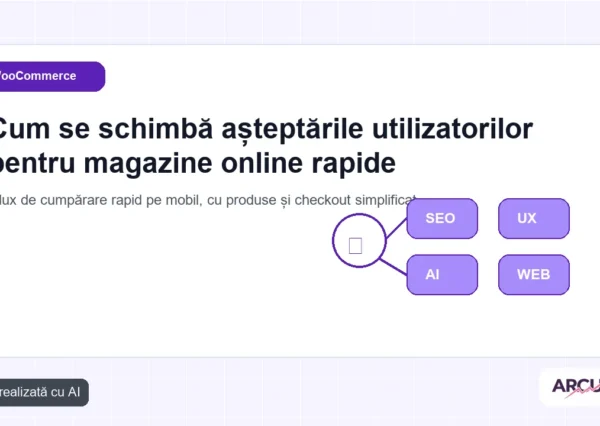 Flux de cumpărare rapid pe mobil, cu produse și checkout simplificat