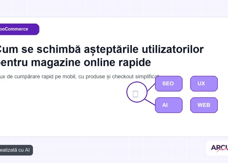 Flux de cumpărare rapid pe mobil, cu produse și checkout simplificat