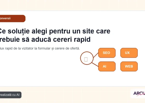 Flux rapid de la vizitator la formular și cerere de ofertă