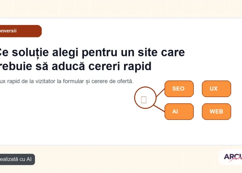 Flux rapid de la vizitator la formular și cerere de ofertă