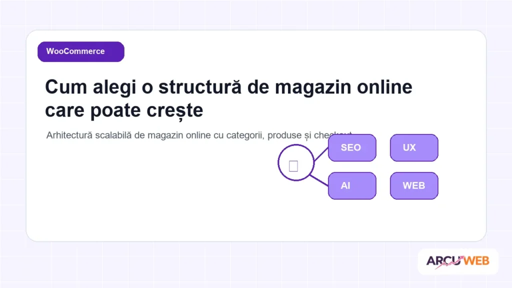 Arhitectură scalabilă de magazin online cu categorii, produse și checkout