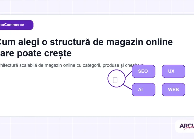 Arhitectură scalabilă de magazin online cu categorii, produse și checkout