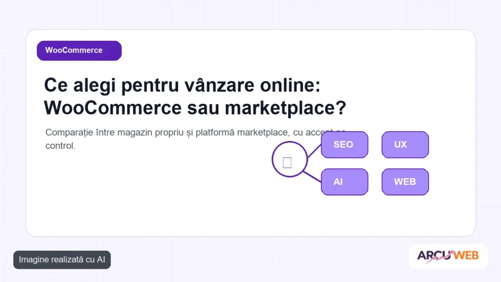 Comparație între magazin propriu și platformă marketplace, cu accent pe control