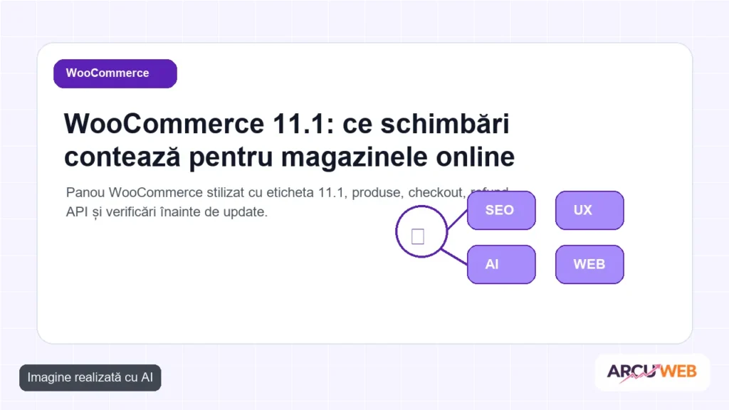 Panou WooCommerce stilizat cu eticheta 11