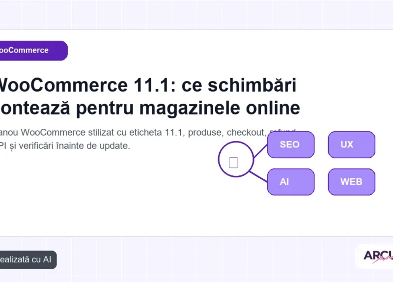 Panou WooCommerce stilizat cu eticheta 11